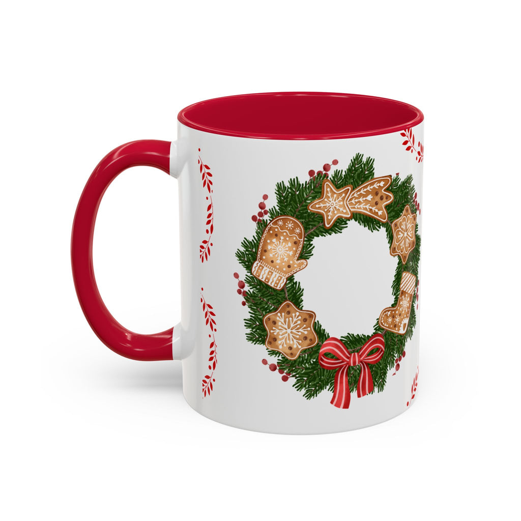 Christmas Wreath Gingerbread Mug (11oz)