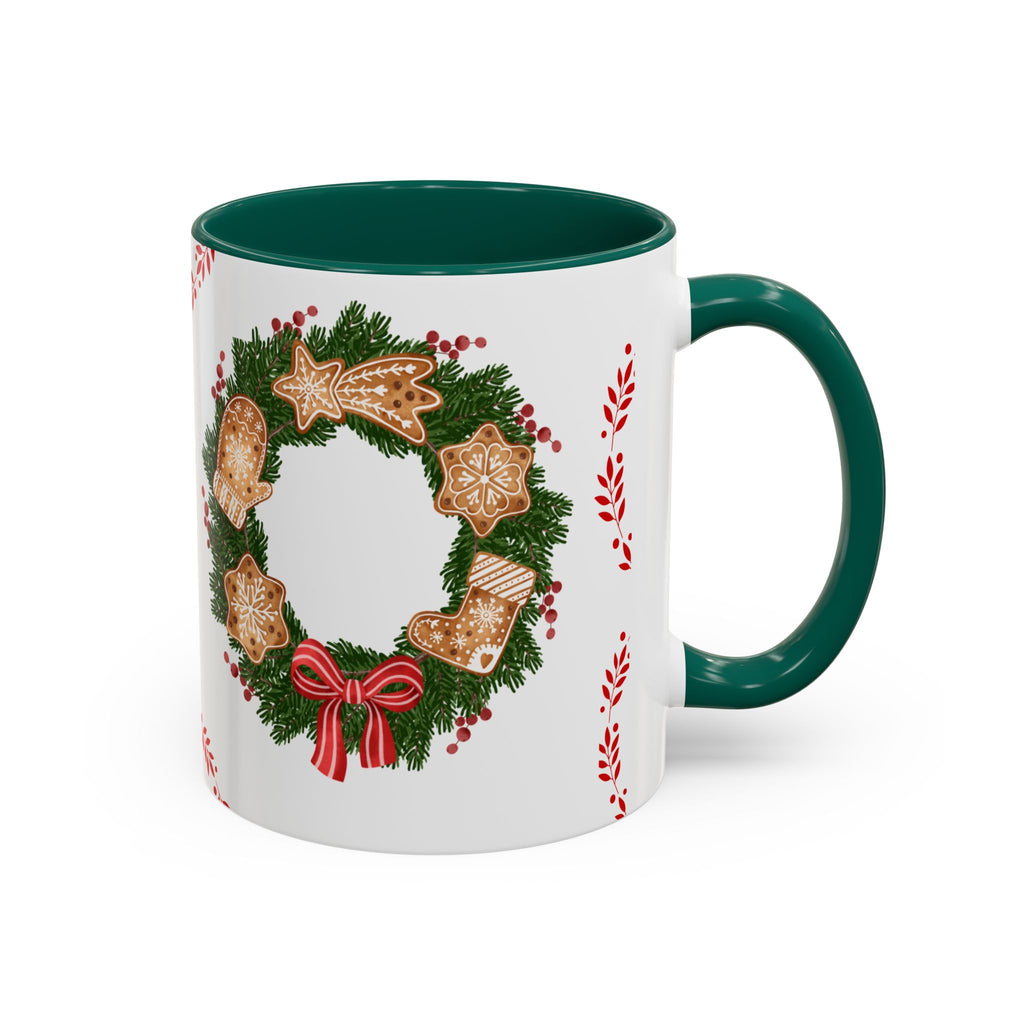 Christmas Wreath Gingerbread Mug (11oz)