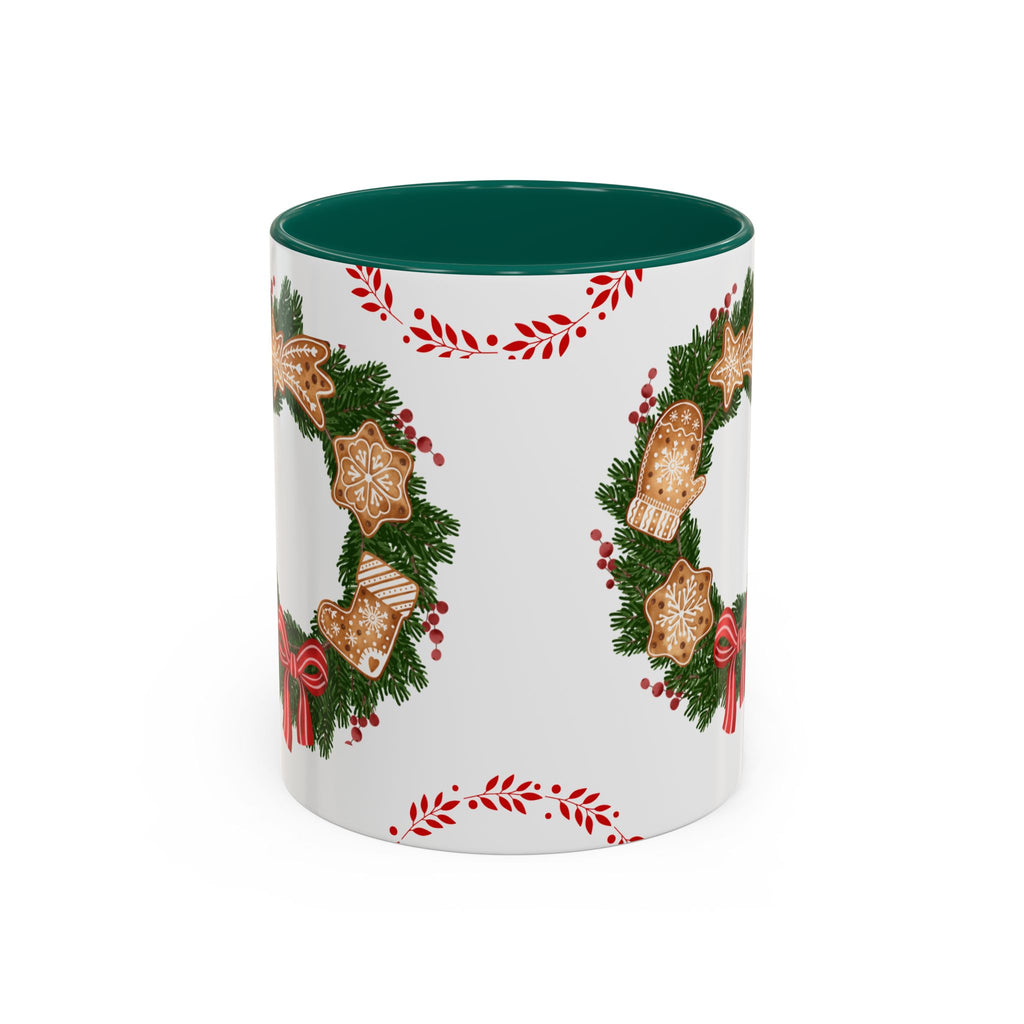 Christmas Wreath Gingerbread Mug (11oz)
