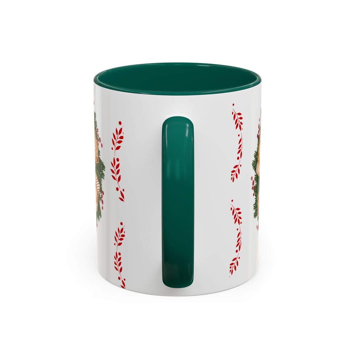 Christmas Wreath Gingerbread Mug (11oz)