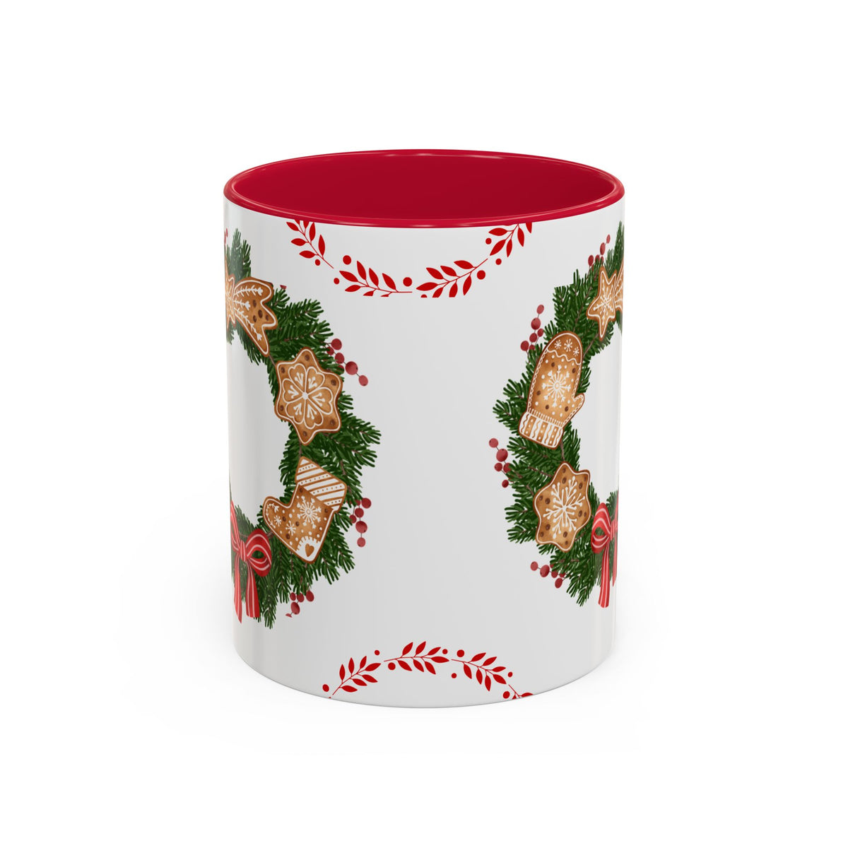 Christmas Wreath Gingerbread Mug (11oz)